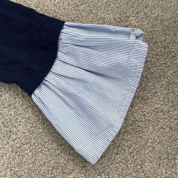 ♥ BeachLunchLounge 100% Cotton T-Shirt Dress with Ruffled Sleeves S/P   … - Picture 7 of 9